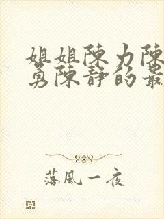 姐姐陈力陈静陈勇陈静的最新章节