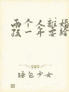 两个人离婚了小孩一年要给多少抚养费