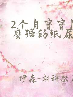 2个月宝宝用什么号的纸尿裤