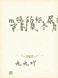 m码的纸尿裤能穿到几个月