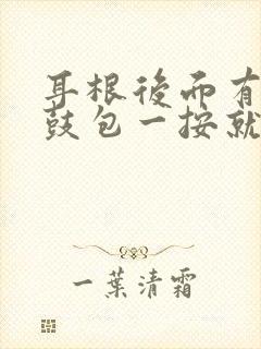 耳根后面有个小鼓包一按就疼怎么回事