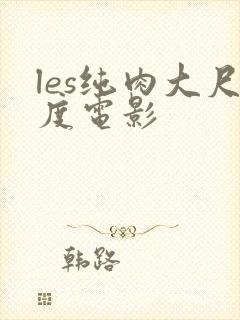 les纯肉大尺度电影