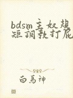 bdsm主奴规矩调教打屁股指奸