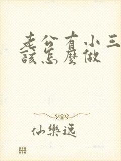 老公有小三了我该怎么做