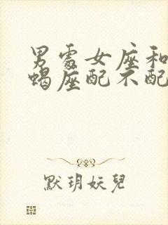 男处女座和女天蝎座配不配