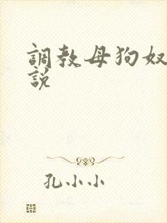 调教母狗奴隶小说