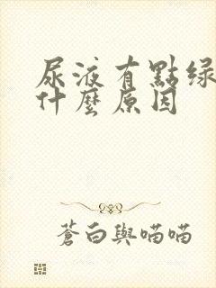 尿液有点绿色是什么原因