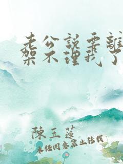 老公说要离婚吵架不理我了