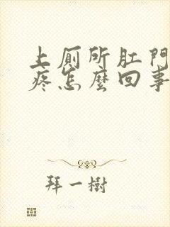 上厕所肛门流血疼怎么回事