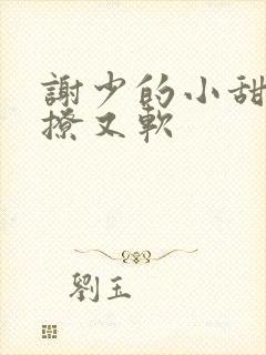 谢少的小甜妻又撩又软