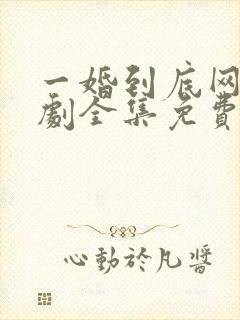 一婚到底网络短剧全集免费观看