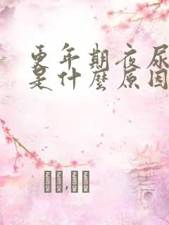 更年期夜尿频繁是什么原因,吃什么药好?