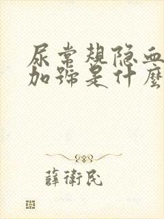 尿常规隐血2个加号是什么意思