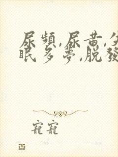 尿频,尿黄,失眠多梦,脱发