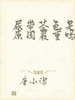 尿带茶色是什么原因严重吗