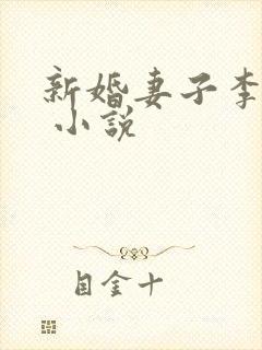 新婚妻子李芷珊 小说
