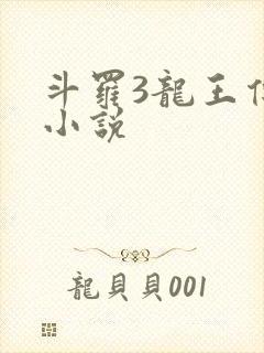 斗罗3龙王传说小说