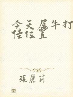 今天属牛打牌最佳位置