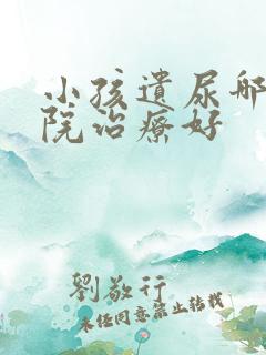 小孩遗尿哪家医院治疗好