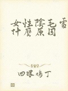 女性阴毛处瘙痒什么原因