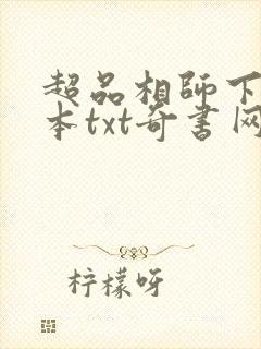超品相师下载全本txt奇书网