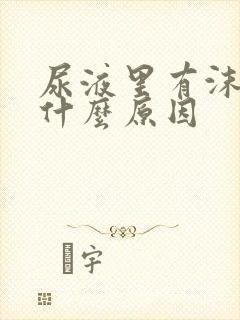 尿液里有沫子是什么原因