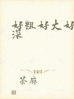 好粗好大好爽好深