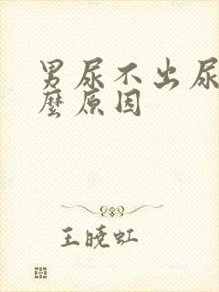 男尿不出尿是什么原因