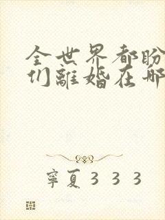 全世界都盼着我们离婚在哪看