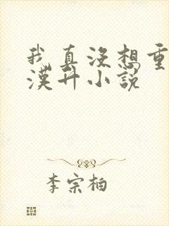 我真没想重生陈汉升小说