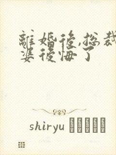 离婚后,总裁老婆后悔了