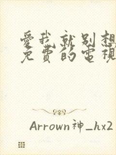 爱我就别想太多免费的电视剧剧情