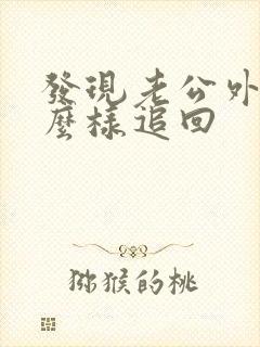 发现老公外遇怎么样追回