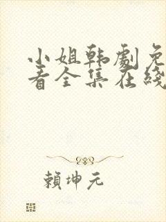 小姐韩剧免费观看全集在线高清