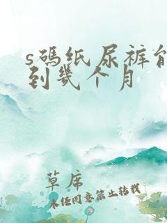 s码纸尿裤能用到几个月