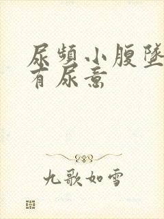 尿频小腹坠胀总有尿意