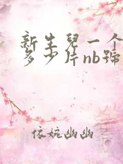 新生儿一个月用多少片nb号纸尿裤