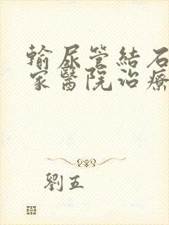 输尿管结石去哪家医院治疗