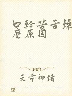 口干苦舌燥是什么原因