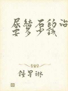 尿结石的治疗需要多少钱