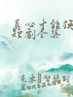 真心才能换真心短剧全集