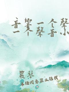 音响一个声音大一个声音小怎么回事