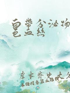 白带分泌物带黑色血丝