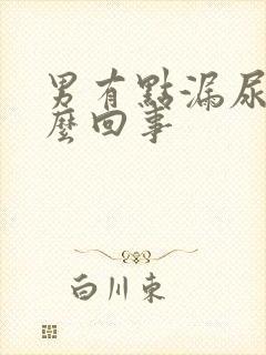 男有点漏尿是怎么回事