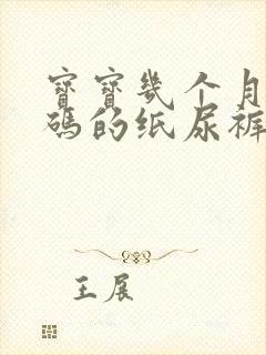 宝宝几个月用m码的纸尿裤