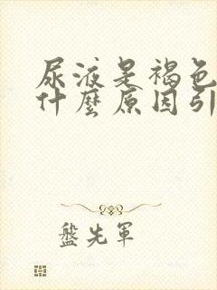 尿液是褐色的是什么原因引起