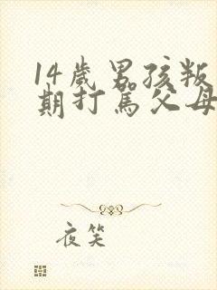 14岁男孩叛逆期打骂父母