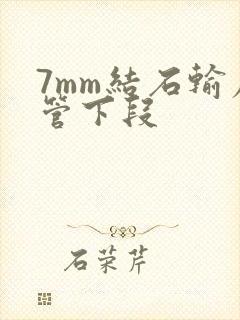 7mm结石输尿管下段