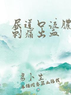 尿道口流脓小便刺痛出血