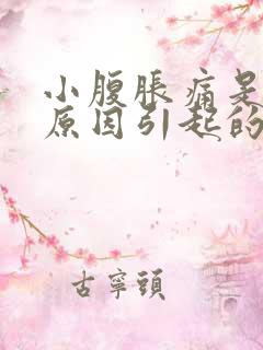 小腹胀痛是什么原因引起的